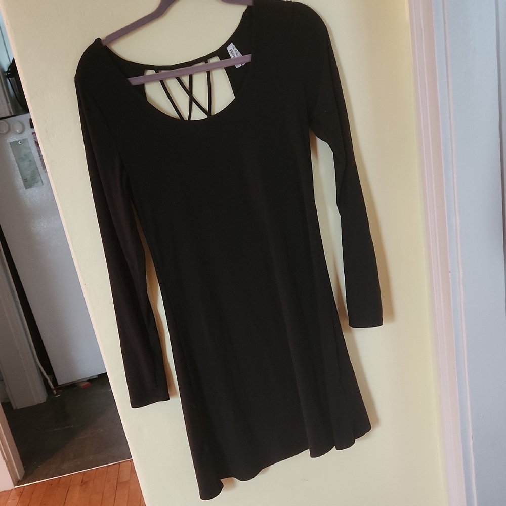 Mudd Black Long Sleeve Dress